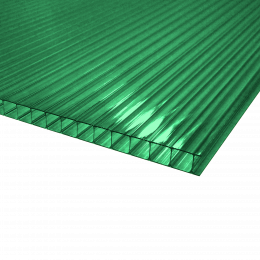 Сотовый поликарбонат 8 мм (Зеленый) за м.кв.