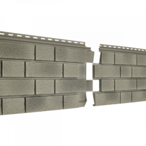 Сайдинг Стоун-Хаус С-Лок Клинкер балтик холодный цемент 1950*292 мм  Ю-ПЛАСТ